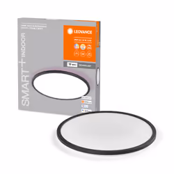 LEDVANCE SMART+ ORBIS Ultra Slim Backlight Éclairage de plafond intelligent Wi-Fi Noir