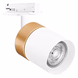 LEDVANCE Tracklight Spot Cylinder, Spot lumineux sur rail, GU10, 1 ampoule(s), Or, Blanc