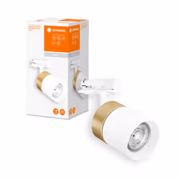 LEDVANCE Tracklight Spot Cylinder Spot lumineux sur rail Or, Blanc GU10
