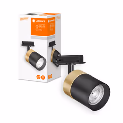 LEDVANCE Tracklight Spot Cylinder Spot lumineux sur rail Noir, Or GU10
