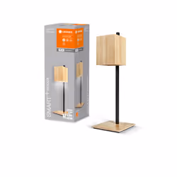 LEDVANCE Smart+ Wood Lampe de table intelligente Wi-Fi Marron