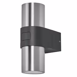 LEDVANCE SMART+Rotary Updown, Éclairage mural extérieur, Gris, Aluminium, Acier inoxydable, IP44, Jardin, Patio, I