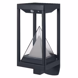 LEDVANCE 4058075763722, Éclairage mural extérieur, Noir, Aluminium, Polycarbonate (PC), IP44, Jardin, III