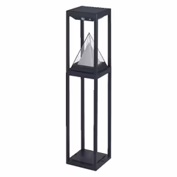 LEDVANCE 4058075763746, Piedestal extérieur/Lampadaire, Noir, Aluminium, Polycarbonate (PC), IP44, Jardin, III