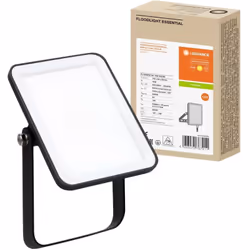 enquête Puissance= 10 W Flux lumineux total= 750 lm Couleur d'éclairage= 3000 K blanc chaud traits Projecteurs Essentials pou ...
