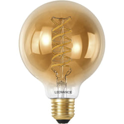 Ledvance - Ampoule led smart+ wifi, teinte dorée, 8W, 650lm, forme globe diamètre, 95mm et culot E27, lumière blanche réglable (2200-5000K),
