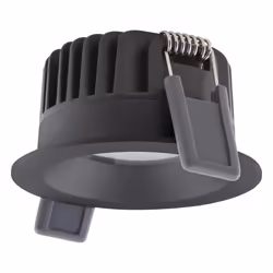 Spot LED - LEDVANCE - Fix Aluminium Noir - 8W - 680lm - Dimmable - IP44 - 36D