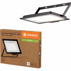 enquête Puissance= 150 W Flux lumineux total= 15000 lm Couleur d'éclairage= 4000 K blanc froid traits Projecteurs Essentials  ...