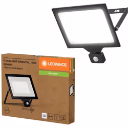 enquête Puissance= 150 W Flux lumineux total= 15000 lm Couleur d'éclairage= 4000 K blanc froid traits Projecteurs Essentials  ...