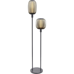 Ledvance - decor stick floor: Lampe sur pied, 2 x E27, gris foncé, acier inoxydable, scénarios lumineux personnalisés, idéale pour les espaces de