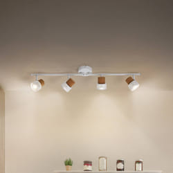 Spot LEDVANCE DECOR CORK - Blanc - 4 x 34W 920lm - Têtes réglables - Intérieur