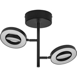 LEDVANCE DECOR SPOT SATURN 21W, 465lm, noir, spot, têtes réglables, utilisation polyvalente, spot intérieur, régulation de la température de couleur