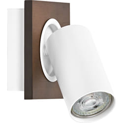 Ledvance - decor spot mercury 1 x 3,4W, 230lm, aspect bois, blanc, spot, têtes réglables, utilisation polyvalente, spot intérieur, lampes led