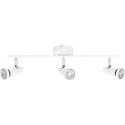 Led spot GU10: 3 x 3,4W, 690lm, blanc, température de couleur de 2 700K, lumière chaude, design intemporel, ampoule led interchangeable, idéale pour