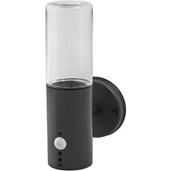 Endura classic figo cyl w sen Applique extérieure, gris foncé, inoxydable, installation facile et rapide, classe de protection IP44, détecteur de