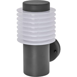 Ledvance - endura style rondo wall Applique extérieure, 9W, 700lm, gris foncé, IP44, 3000K, lumière blanc chaud.
