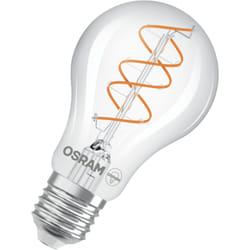 Osram - Vintage 1906 Classic is a warm white, dimmable led bulb with a spiral filament. It offers 8 W for 806 lm, E27 socket, clear-coloured glass,