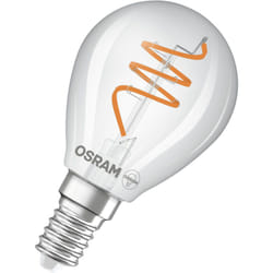 Osram - Vintage 1906 Classic is a warm white, dimmable led lamp in a mini-ball shape with a spiral filament. It offers 4.6 W for 470 lm, E14 socket,