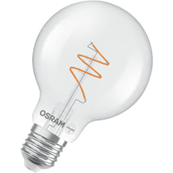 Osram - Vintage 1906 Globe est une blanc chaud à intensité variaben forme de bouclassique avec un filament en spirale. Eloffre 4,6 w pour 470 lm,E27,
