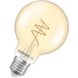 Osram - Vintage 1906 Globe est une blanc chaud et dimmaben forme de bouavec un filament en spirale. Il propose 4,9 w pour 470 lm,E27, verre doré,
