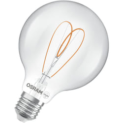 Osram - Vintage 1906 Globe est une blanc chaud à intensité variaben forme de bouclassique avec filament. Il offre 7,2 w pour 806 lm,E27, verre clair,