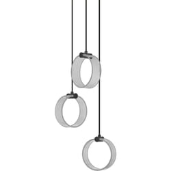 Ledvance - Décor Circle 3XSuspension pl 20W Click cct Noir