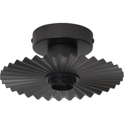 Ledvance - Decor Plissee Ceiling E27 gris foncé.