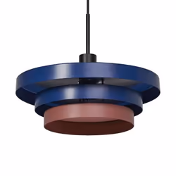 Suspension LEDVANCE Décor Couches E27 Bleu - Blanc - Chambre - Métal - LED - Classique - Intemporel
