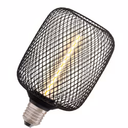 Lampe à filament de paille dans un boîtier en métal. Caractéristiques du produit: La lampe intégrée à la matrice présente un ...