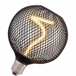 Lampe à filament spirale dans un boîtier métallique. Caractéristiques du produit: La lampe intégrée à la matrice présente un  ...