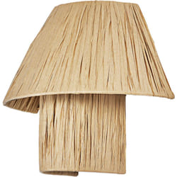 Ledvance - Décor Mur Hut en Papier Bambou 1XE27 Marron