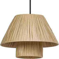 Ledvance - Décor Suspension Hut en Papier Bambou 280 E27 Marron