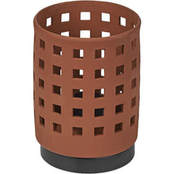 Ledvance - decor Lampe de table Clay Windows en argile et métal, 1 flamme, abat