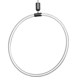 Ledvance - Decor Aura Lampe suspendue verte en polycarbonate ondulé avec led et design filament, 18 w, 2000 lm, 3000 k, 830 blanc chaud, dimmable,