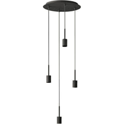 Osram - Decor Needle Pendant Plate 4xE27 Dark Grey