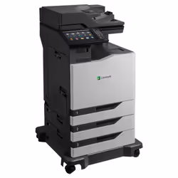 Lexmark CX825dte, Laser, Impression couleur, 1200 x 1200 DPI, A4, Impression directe, Noir, Gris