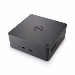 DELL TB16, Avec fil, Thunderbolt 3, 3,5 mm, USB Type-A, USB Type-C, 10,100,1000 Mbit/s, Noir