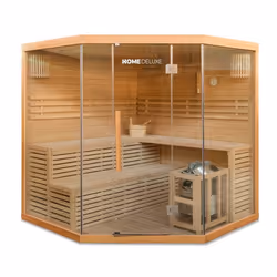 HOME DELUXE Sauna SKYLINE BIG XL >Taille: 200 x 200 x 210 cm