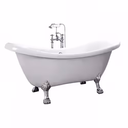 HOME DELUXE baignoire FAMA Sur pied Acrylique sanitaire I salle de bain accessoires de bain Baignoire
