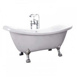HOME DELUXE baignoire FAMA Sur pied Acrylique sanitaire I salle de bain accessoires de bain Baignoire