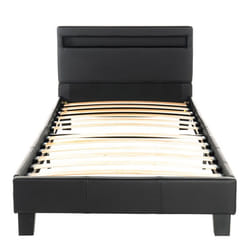 HOME DELUXE lit ASTRO >Taille: 90 x 200 cm - Couleur: Gris foncé
