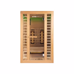 HOME DELUXE Cabine infrarouge REDSUN M Deluxe Taille: 120 x 105 x 190 cm pour 2 personnes I Sauna infrarouge