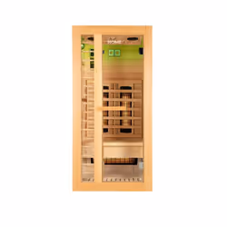 HOME DELUXE Cabine infrarouge REDSUN S Deluxe Taille: 90x 90 x 190 cm pour 4 personnes I Sauna infrarouge