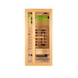 HOME DELUXE Cabine infrarouge REDSUN S Deluxe Taille: 90x 90 x 190 cm pour 4 personnes I Sauna infrarouge