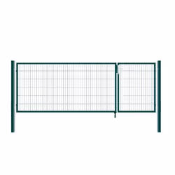 Portail de jardin HOME DELUXE ADITUS >Taille: 100 x 350 cm - Couleur: Vert