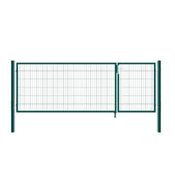 Portail de jardin HOME DELUXE ADITUS >Taille: 100 x 350 cm - Couleur: Vert