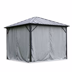 Tonnelle HOME DELUXE AZUR - rideaux
