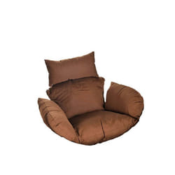 Fauteuil suspendu HOME DELUXE CIELO. Couleur Gris/Marron - Version uniquement coussin