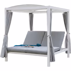 Particularités du produit: Rideaux inclus Structure revêtue par poudre Résistant à l'usure et aux intempéries Fonction de cou ...