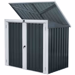 Particularités du produit: Espace de rangement supplémentaire Espace pour deux poubelles d'une capacité de 240L chacune Porte ...